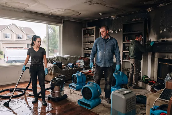 Smoke and Water Damage Restoration Colleyville