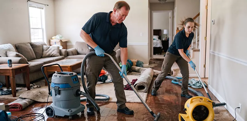 Hidden Leak Clean Up in Colleyville